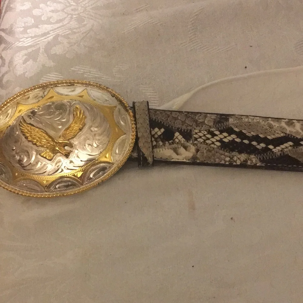 Genuine Snakeskin Belt size 40